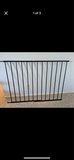 KidCo Safeway Top-of-Stairs Baby Gate (Black) – Hardware Mount, Qty 2