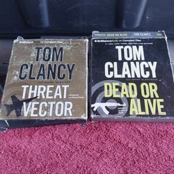 2 Tom Clancy Audio Books
