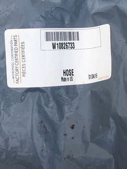 Maytag Whirlpool KitchenAid Magic Chef Roper Norge Sears Kenmore Admiral Amana Washing Machine Clothes Washer DRAIN HOSE - Part# W10826733