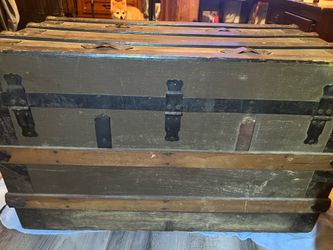 Old steamer chest
