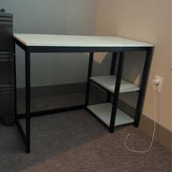 White And Black Desk