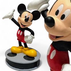 Vintage Disney Mickey Mouse 4.25” Resin Figurine Lorus Applause 1999 w/ Box