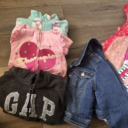 Toddler Girl Sweaters And Jean Jacket