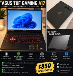 ASUS TUF Gaming A17 Laptop