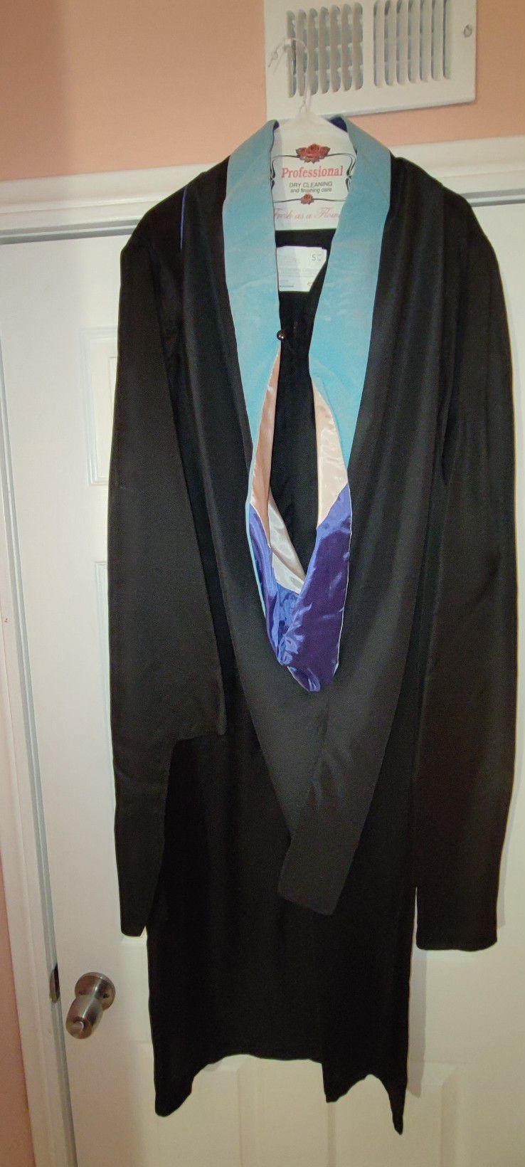 Jostens Masters Graduation Gown & Hood 