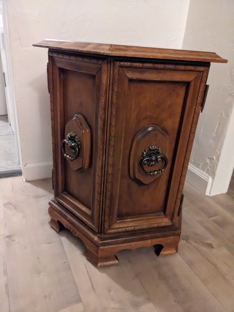 Wooden Dresser Armoire Side Table