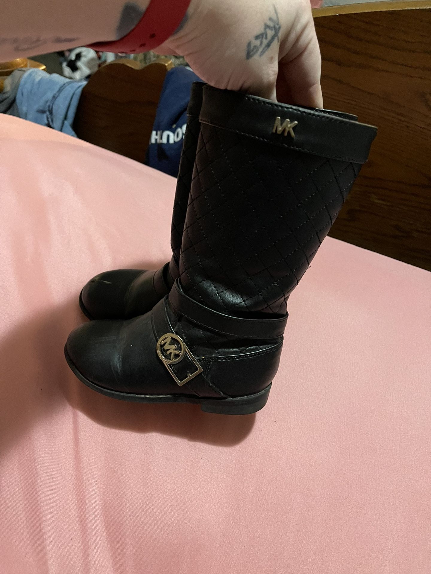 Michael Kors Black Boots Toddler Size 5