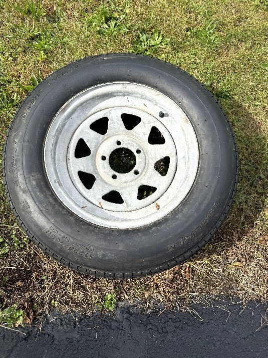 Nice Spare Tire Galvanized Rim 225 75 15