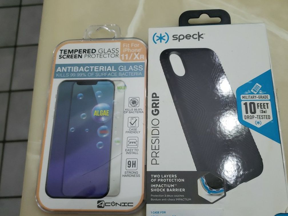 IPhone X case and Screen Protector