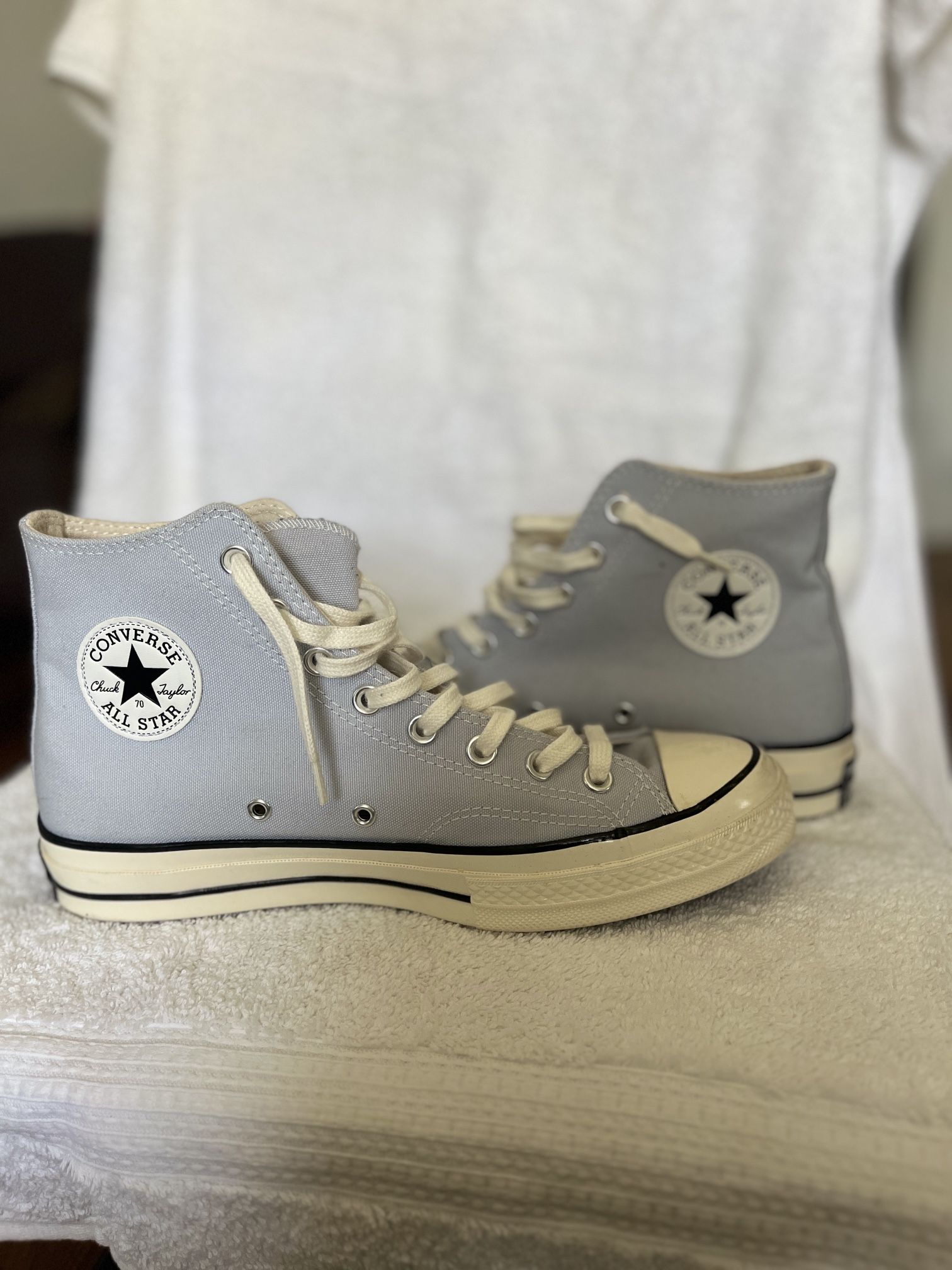 Light blue Converse