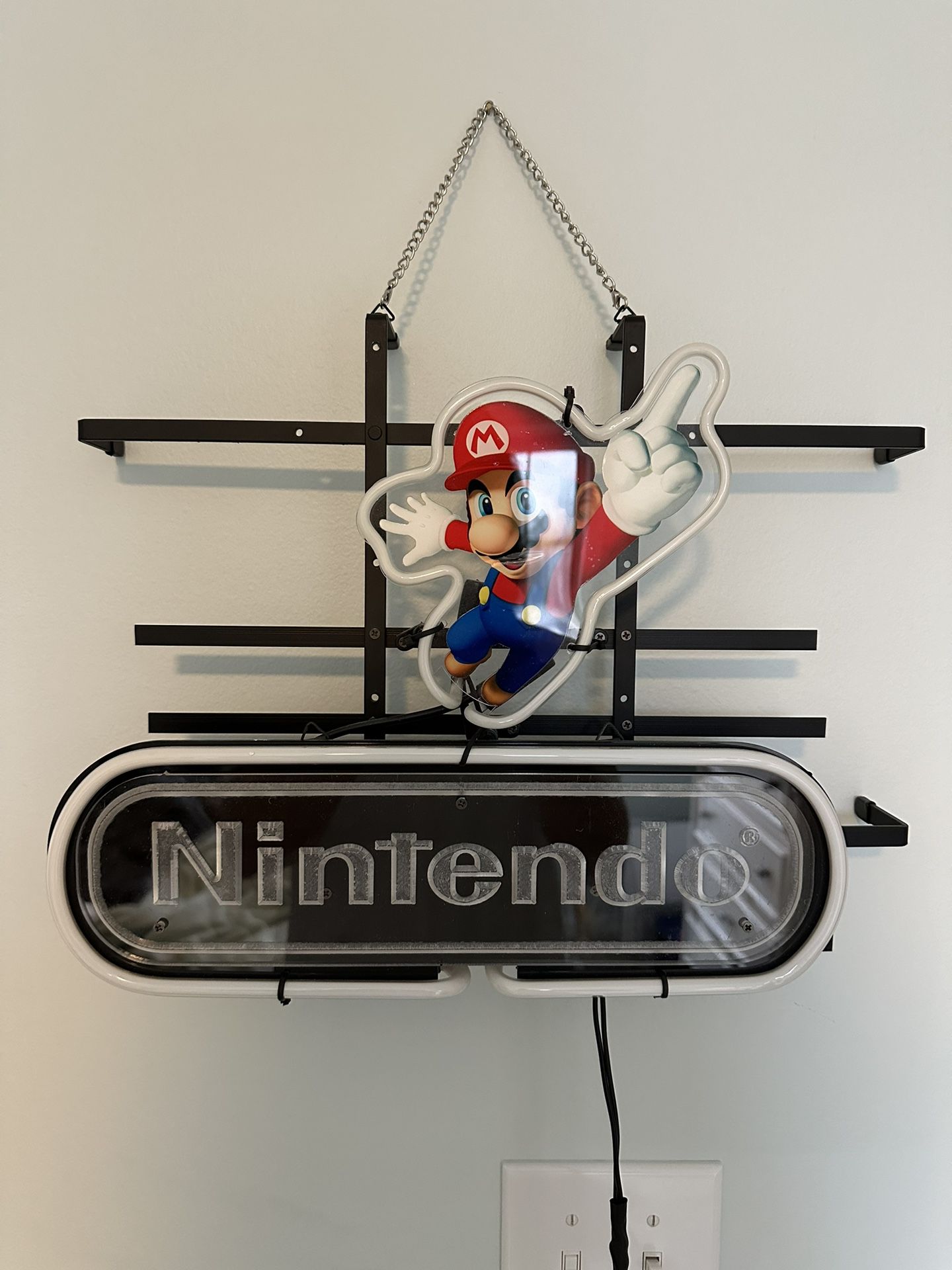 Super Mario Bros Nintendo Sign