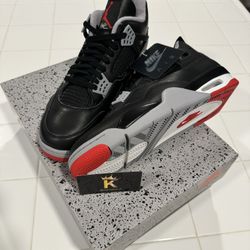 Jordan 4’s Breds Size 15, 13, 12, 11, 9, 7Y, 6y
