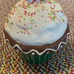 Cupcake Ceramic Candle Holder 