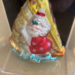  $10 Santa Anna sailboat ornament 