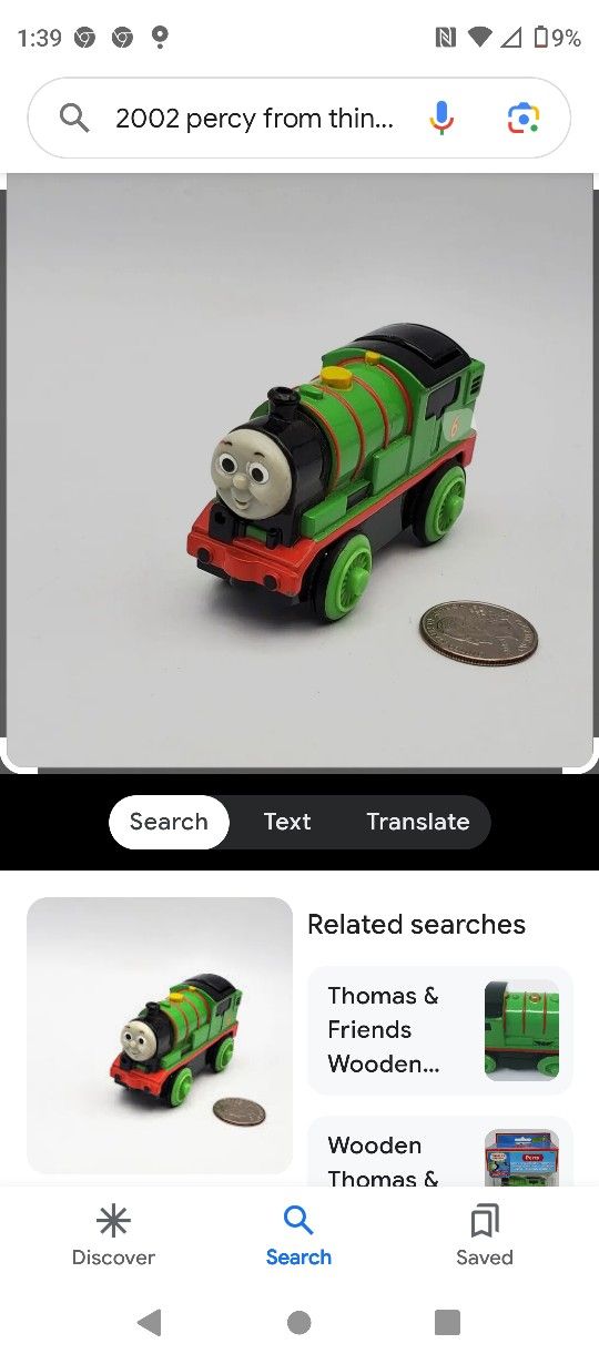 Vintage 2002 Percy From Thomas & Friends 