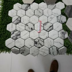  ️🔥🔥‼️🔥🔥‼️(Tampa Bay) Mosaicos River Stone Antislipery , Mosaicos antiresbalante Para Duchas Y Regaderas 