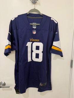 Justin Jefferson Brand New Purple Stitched Jersey Adult L & 2XL