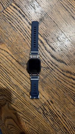 Apple Watch Ultra with Navy Blue Band