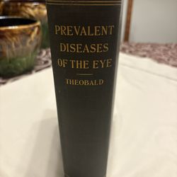 Antique Book - Prevalent Diseases Of The Eye. By Samual Theobald MD