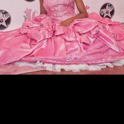 Pink Quinceanera Formal Dress/ Prom Dress / Formal Wear