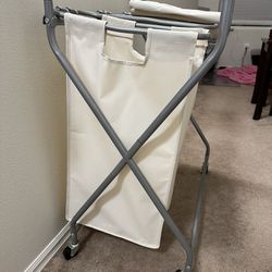 Laundry Organizer Hamper Sorter Rolling Hanger Rack