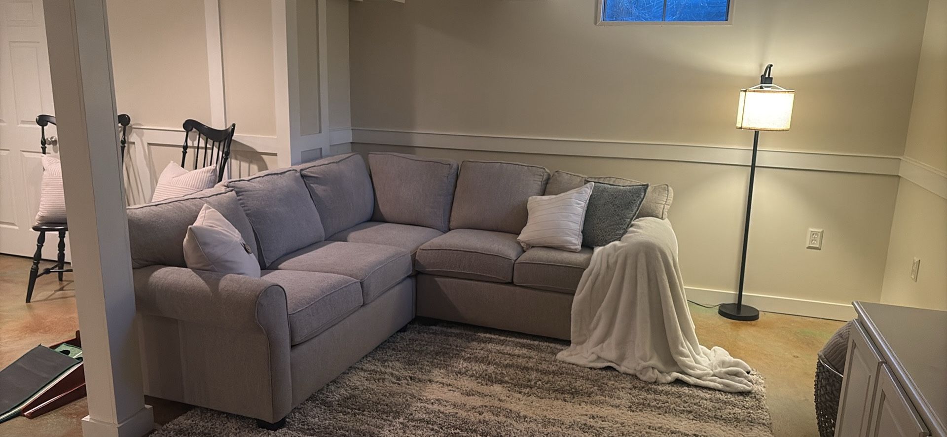 Grey Sectional Couch 