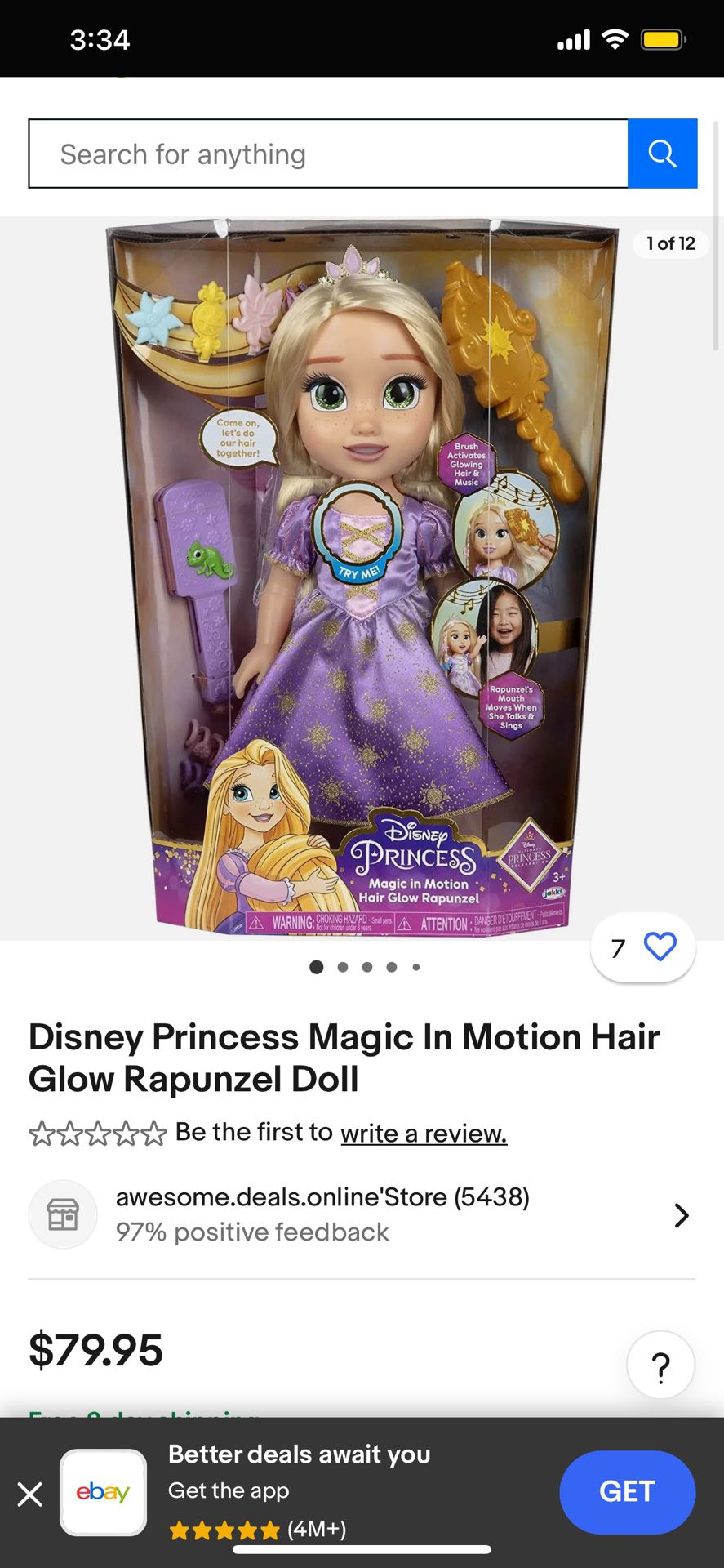 Rapunzel Princess Doll