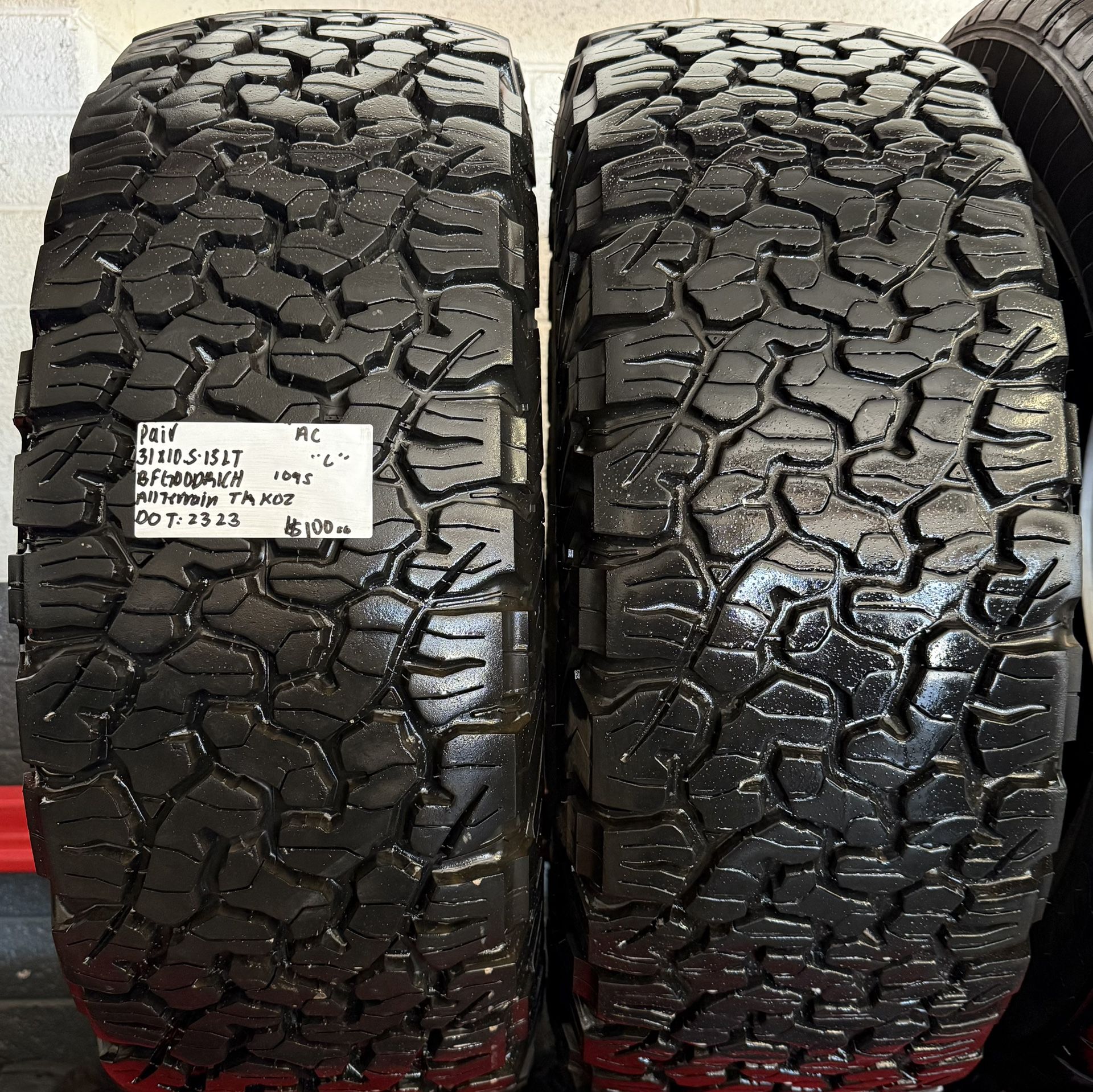 LT 31 10.50 15 Bfgoodrich