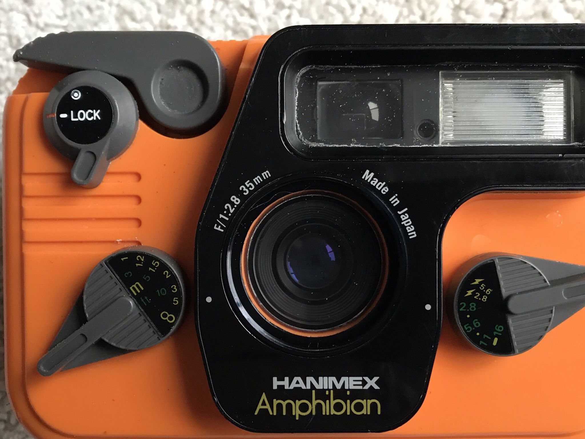 Hanimex Amphibian 35mm Underwater Camera Setup