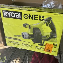 Brand New RYOBI 18v Drain Auger