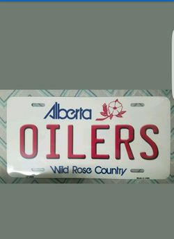 Alberta 1984 license plate Tag Auto Car VEHICLE OR MOPED