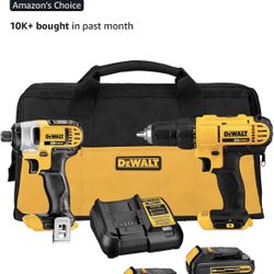 Dewalt drill & impact set NEW