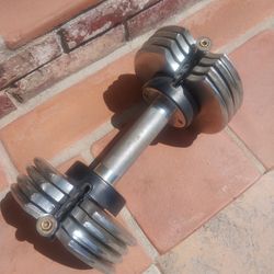 20lb DUMBELL WEIGHT 2 1/2 LB INCREMENTS ONLY ONE DUMBELL