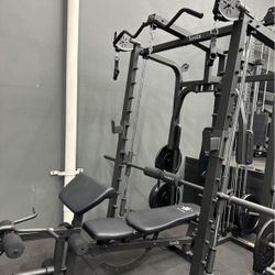 Smith Machine W/ Bench 