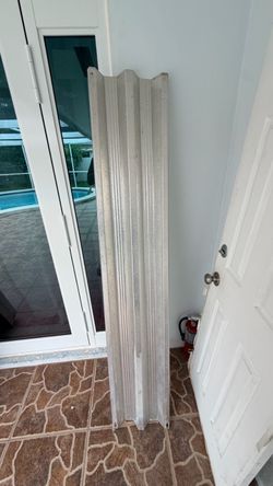 9 Aluminum Hurricane Shutter Panels - Excellent Condition