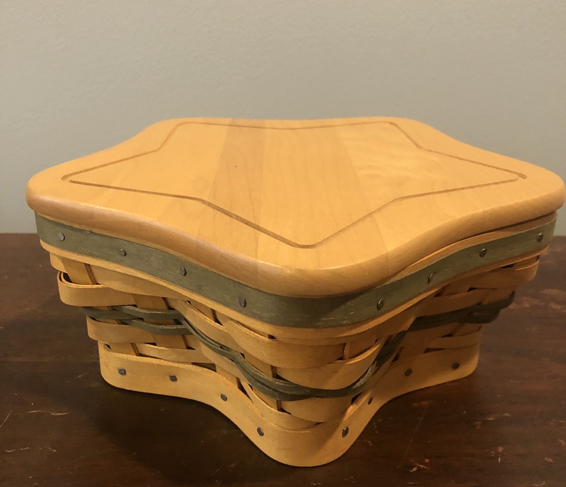 2001 Longaberger Little Star Basket Combo
