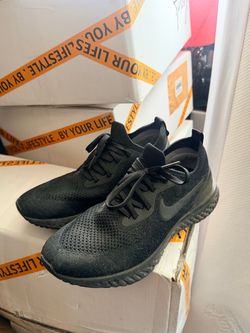 Nike Epic React Flyknit Sneakers Triple Black