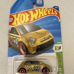 Hot Wheels Fiat 500 e E V 