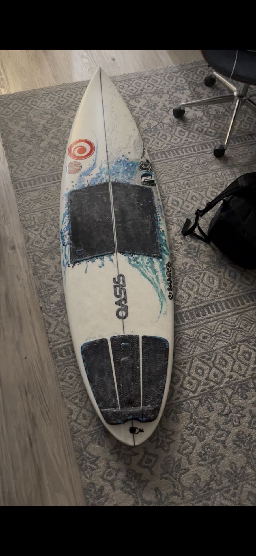 C Shapes sizzle Stick 6ft 2 In Surfboard