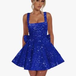 Royal Blue Dress