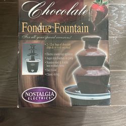 Nostalgia chocolate Founder fountain 