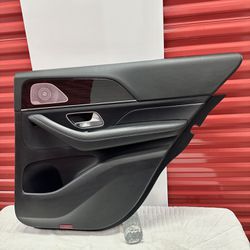 Mercedes GLE 2019-2024 Rear Passenger Door  Card Panel Complete Speaker Trim Wiring Lighting Leather