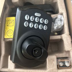 SCHLAGE BE365 CAM 622 Keypad Electronic Deadbolt, Matte Black