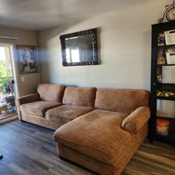 Sofa and chaise lounge