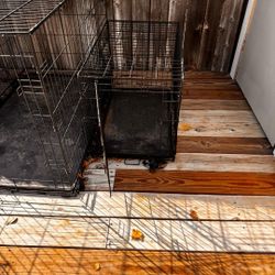 2 Different Size Dog Crates