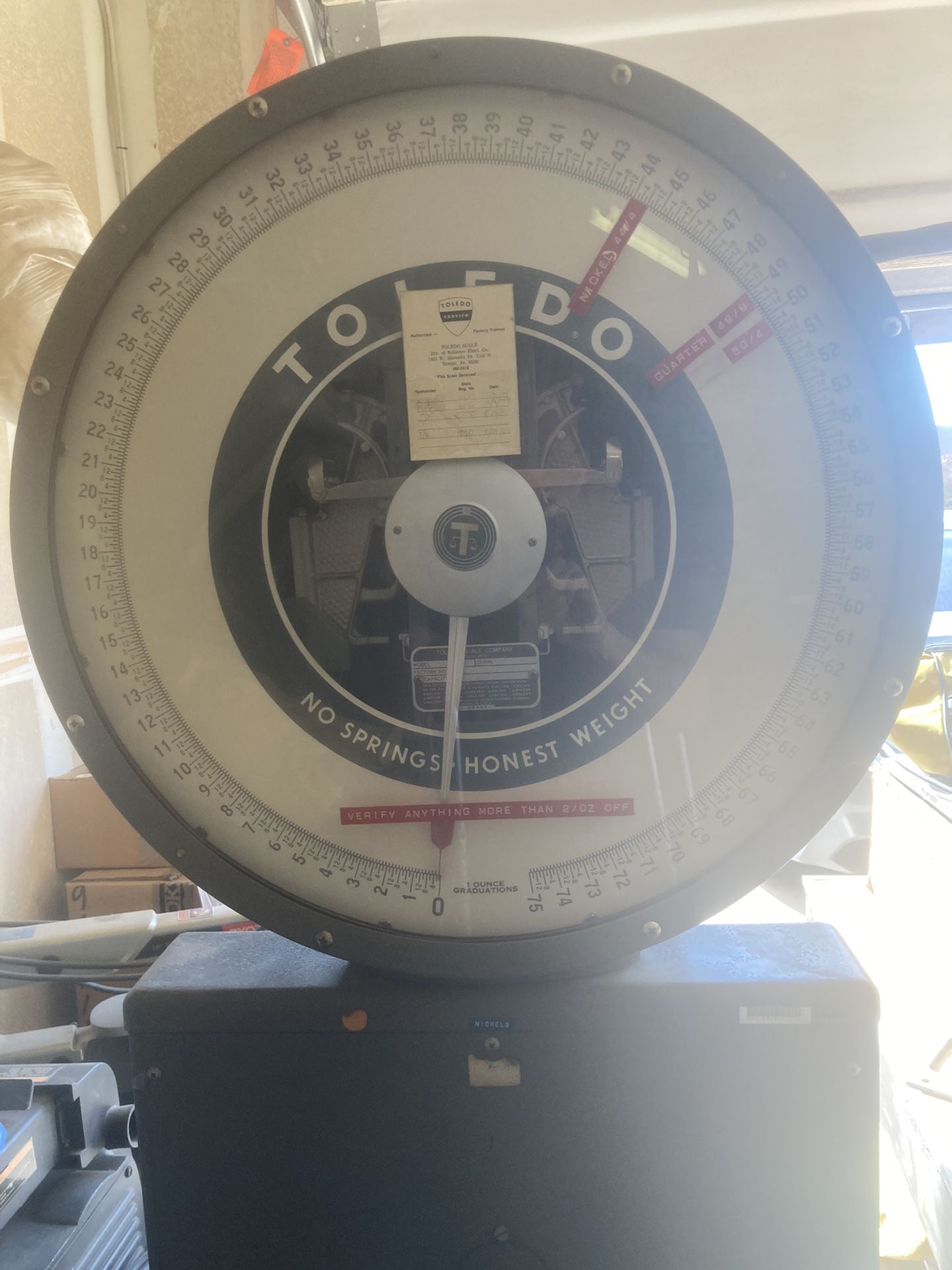 Toledo Scale, No Springs - Honest Weight