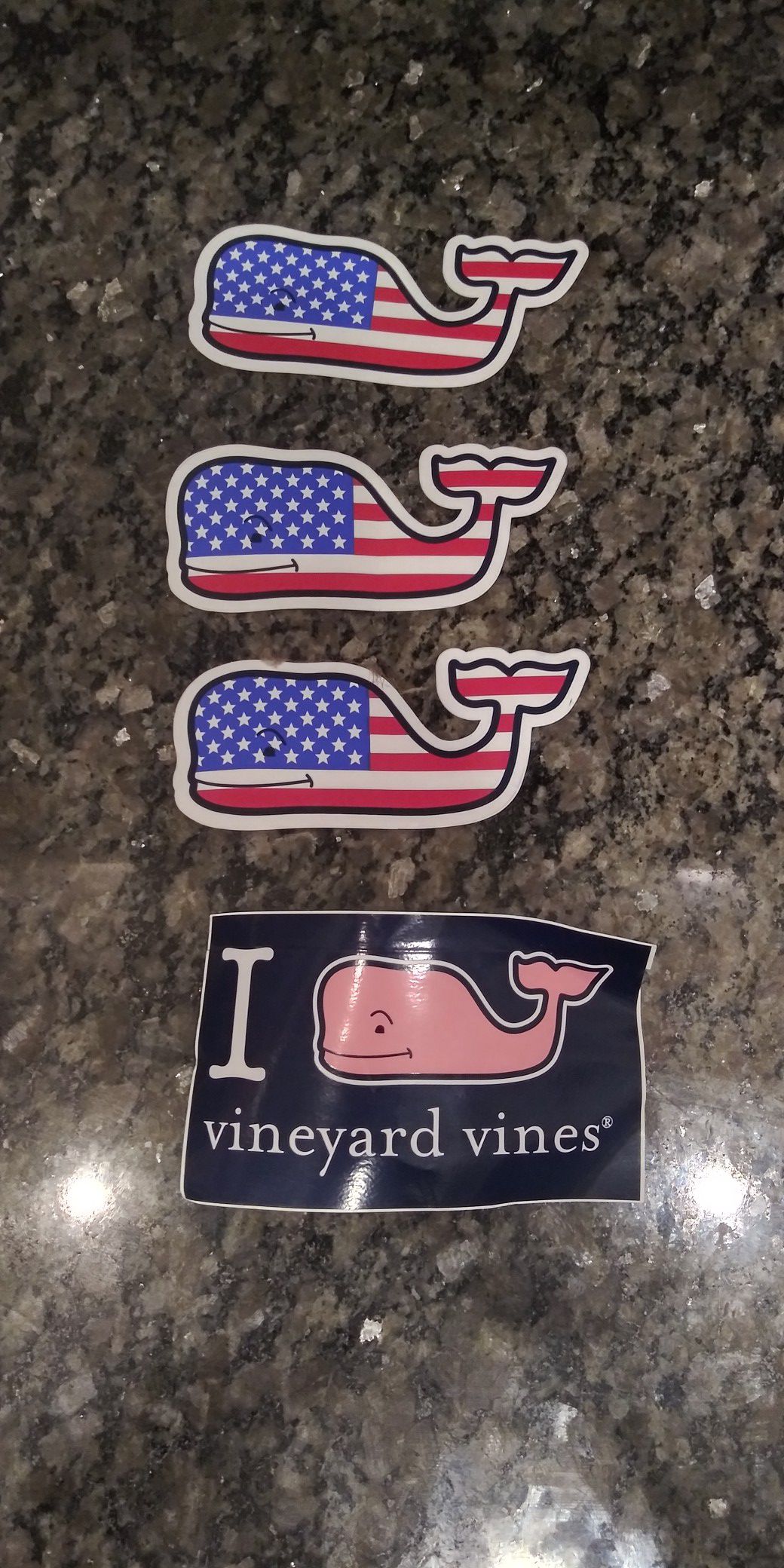 Vineyard Vines sticker lot of 4