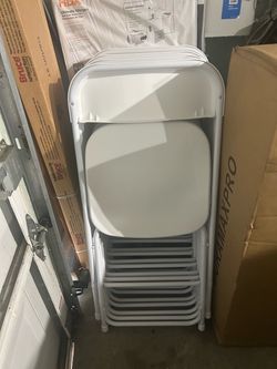 Folding chairs $9 each