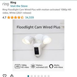 Ring Spotlight Security Camera 
