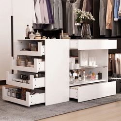 NEW in Box – Boyde 8-Drawer Storage Dresser – White – Retail $300+